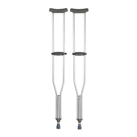 MCKESSON Aluminum Underarm Crutches 5' 10" to 6 ' 6" User Ht. 146-10432-8